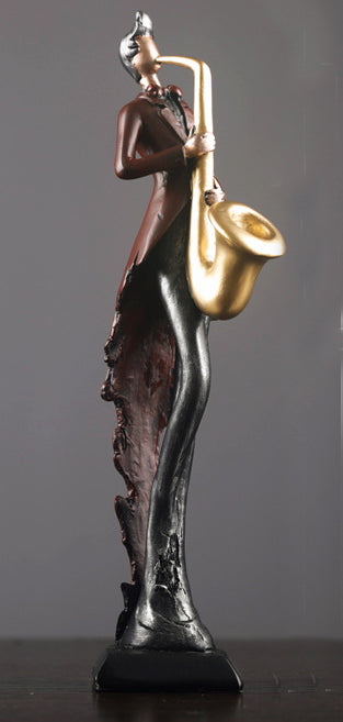 Musician Decorative Sculpture Gentle and Elegant Statue
