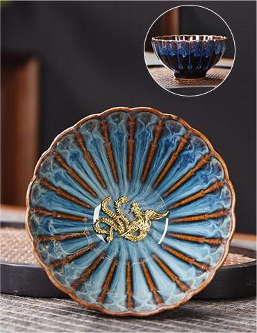 Long&Feng Flower Tea Cup - Zhan