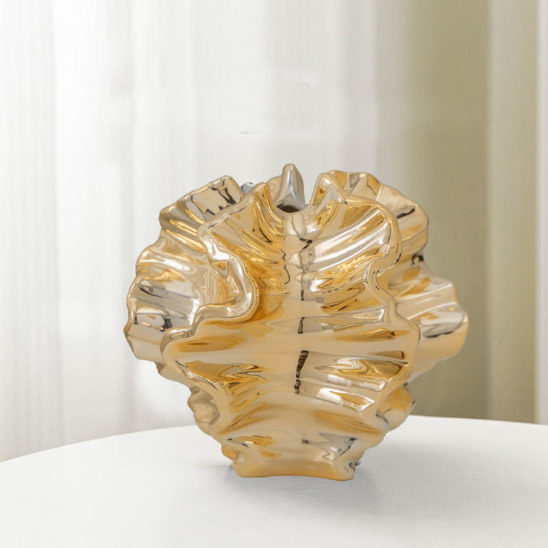 Silk in the Wind - Biscuit Firing Vase