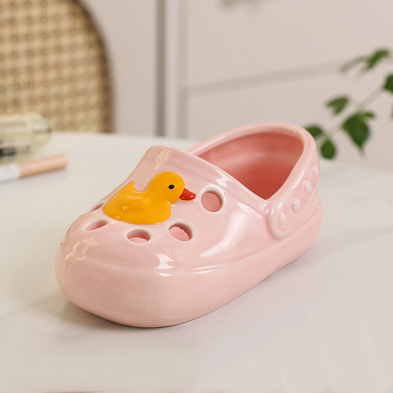 Ceramic Shoe Storage Tray