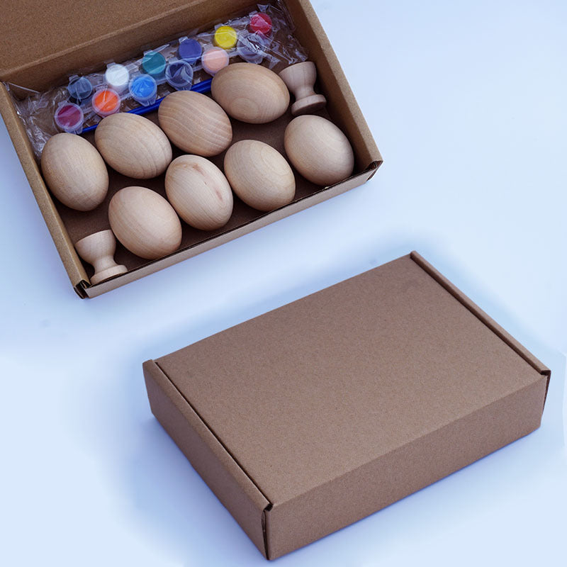 Wood Easter Eggs DIY Painting