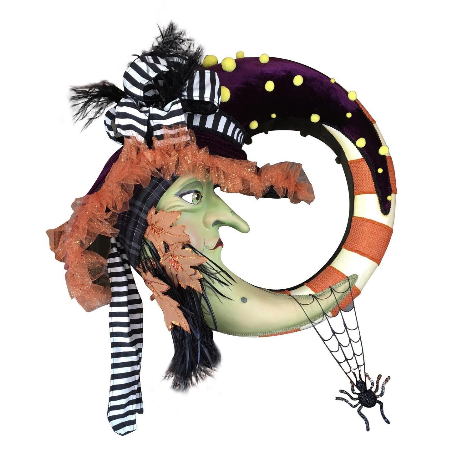 Moon Witch - Halloween Door Decoration