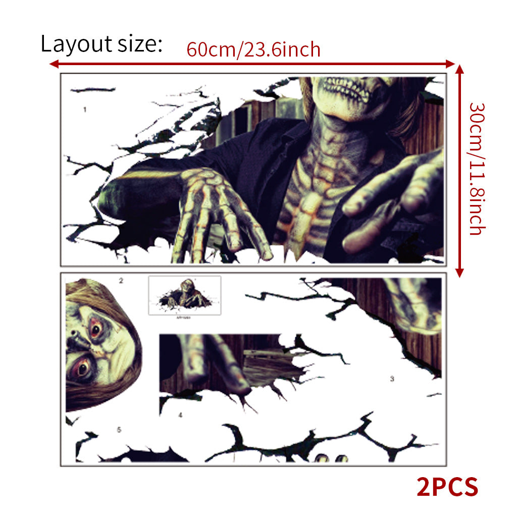 Halloween Horrible Wall/Garage Door Sticker