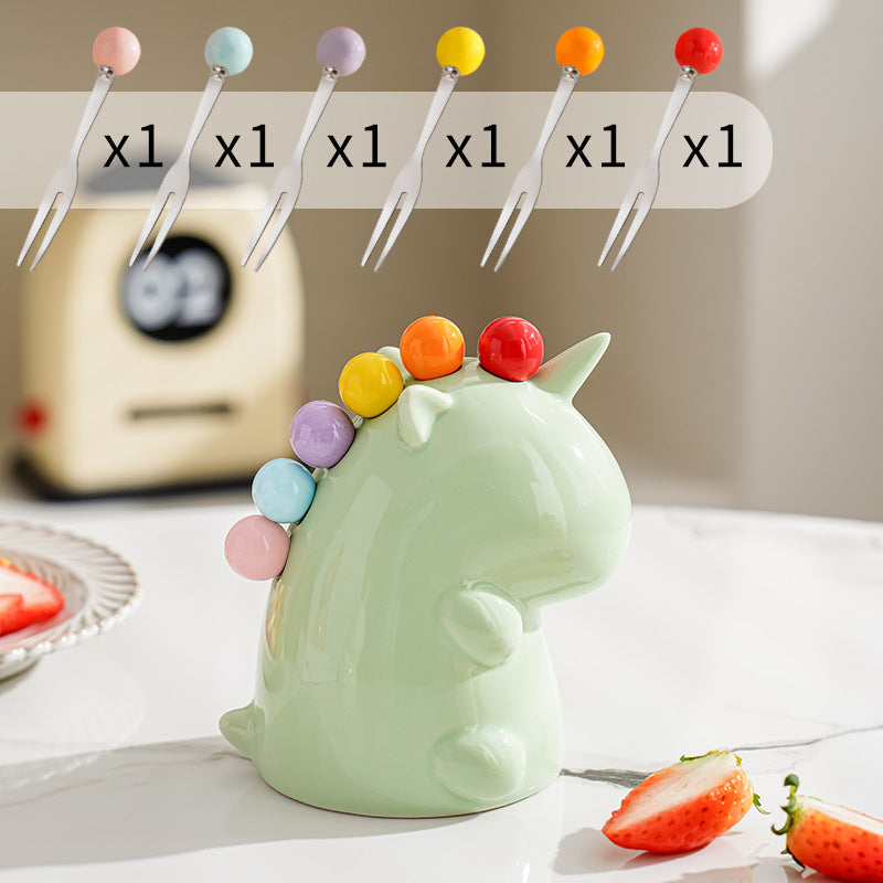 🌈Rainbow Unicorn Mini Forks Tank