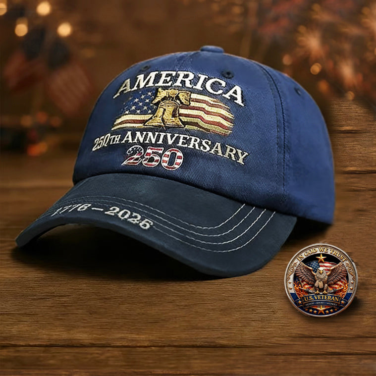 🔥United States 250th Anniversary Cap- 🎁Free Commemorative Gift🎁