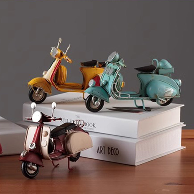 Classic Retro Motorcycle Model