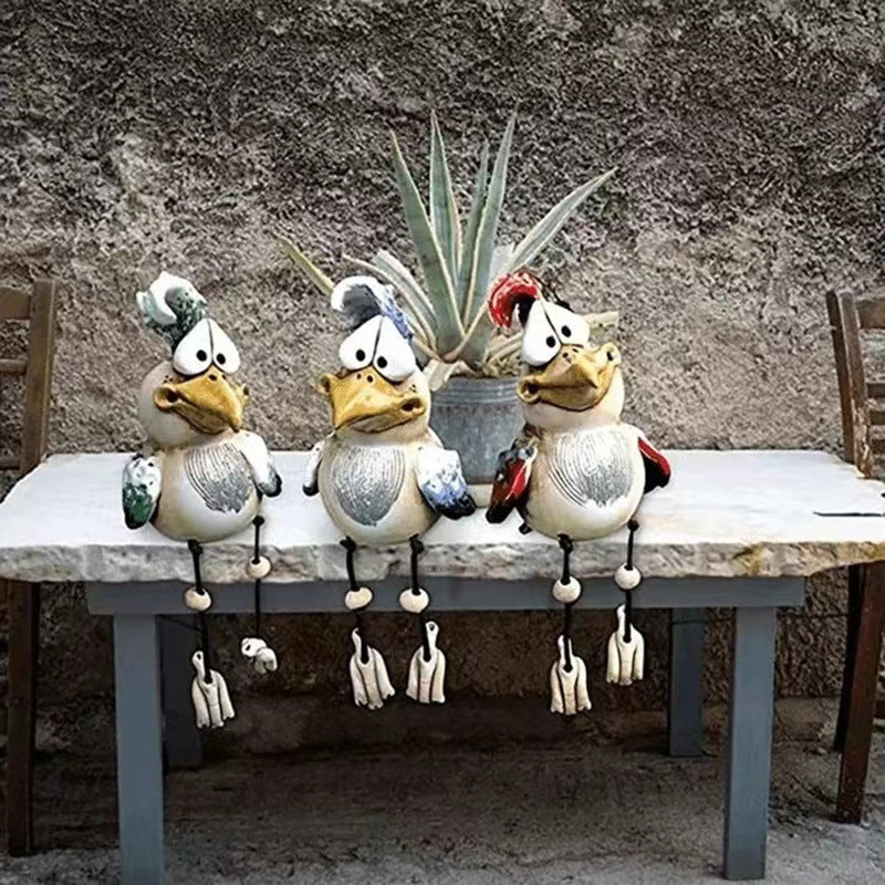 Interesting Chicken Garden Decor