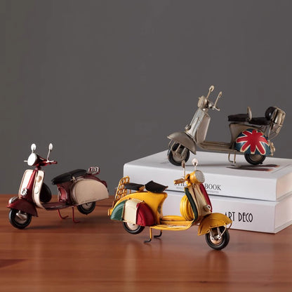 Classic Retro Motorcycle Model