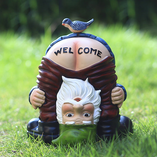 Welcome Gnome Figurine