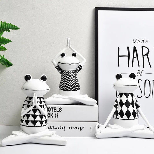 Zen Frogs Modern Minimalist Art