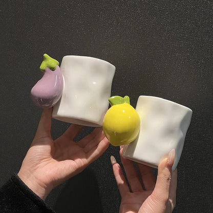 Fruit Mugs Fun Home Decor