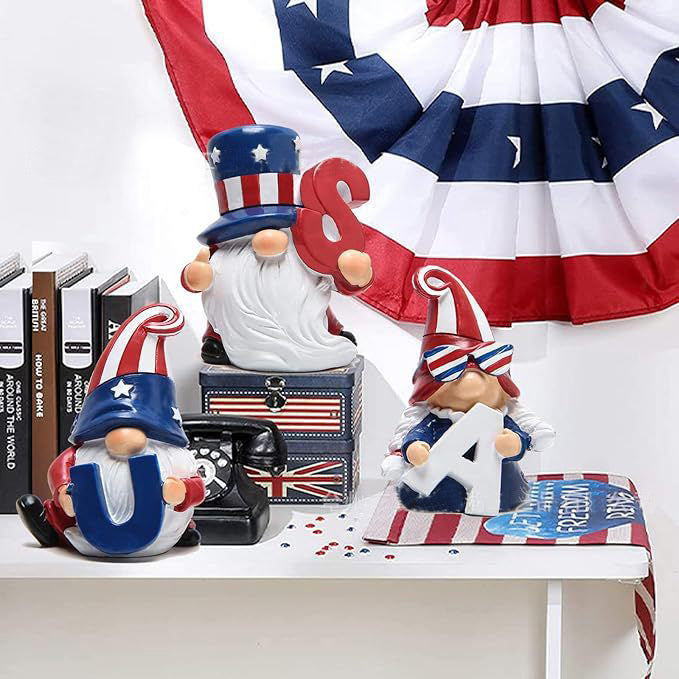 US Independence Day Gnome