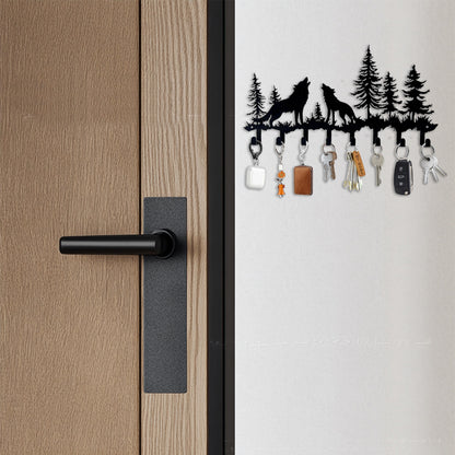 🎄Wolves and Forest Iron Board Hook