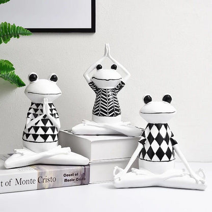 Zen Frogs Modern Minimalist Art