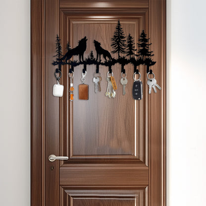 🎄Wolves and Forest Iron Board Hook