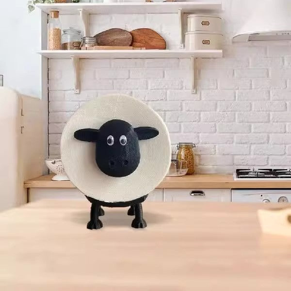🐏Black Sheep Toilet Paper Holder