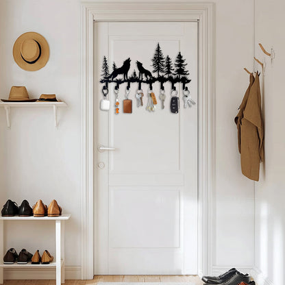 🎄Wolves and Forest Iron Board Hook