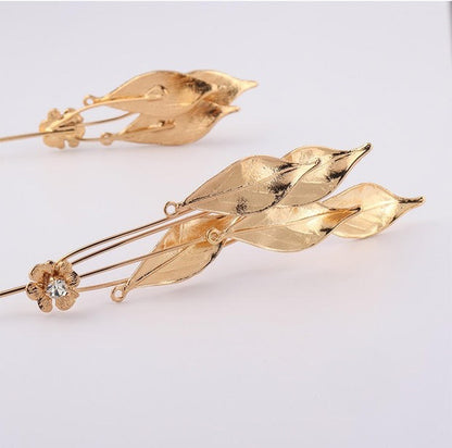 Golden Leaf Headpiece for Stylish Man/Woman