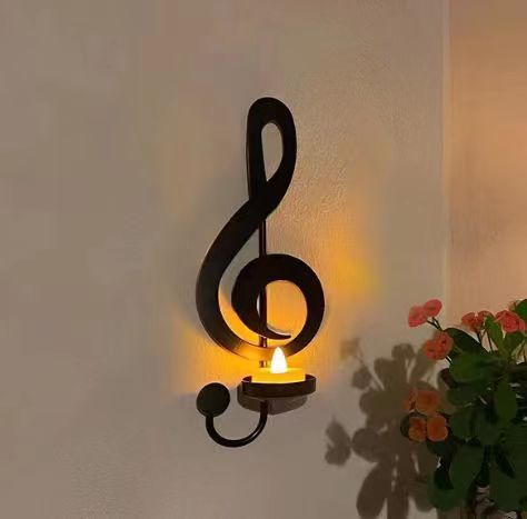 🎶Music Candle Holder Wall Decor
