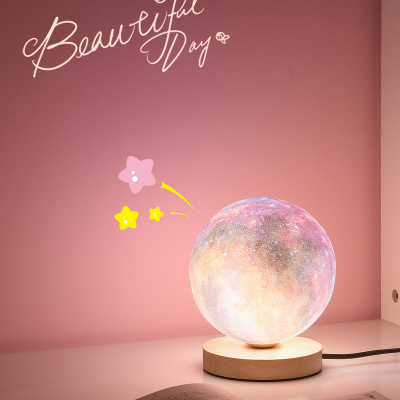 Colorful Moon Night Light