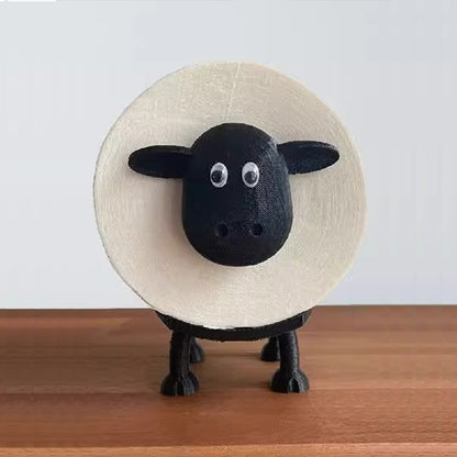 🐏Black Sheep Toilet Paper Holder