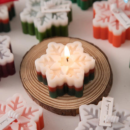 ❄️Colorful Snowflake Candles