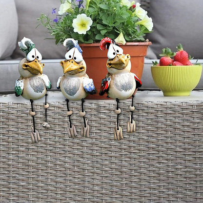 Interesting Chicken Garden Decor