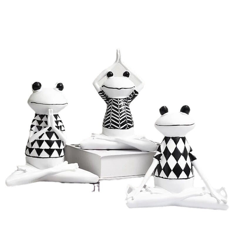 Zen Frogs Modern Minimalist Art