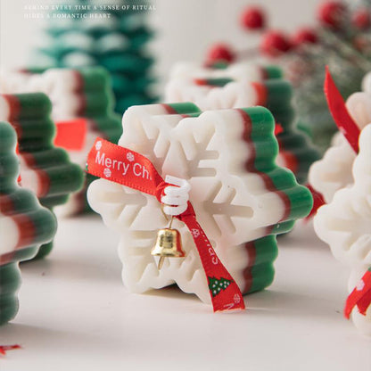 ❄️Colorful Snowflake Candles
