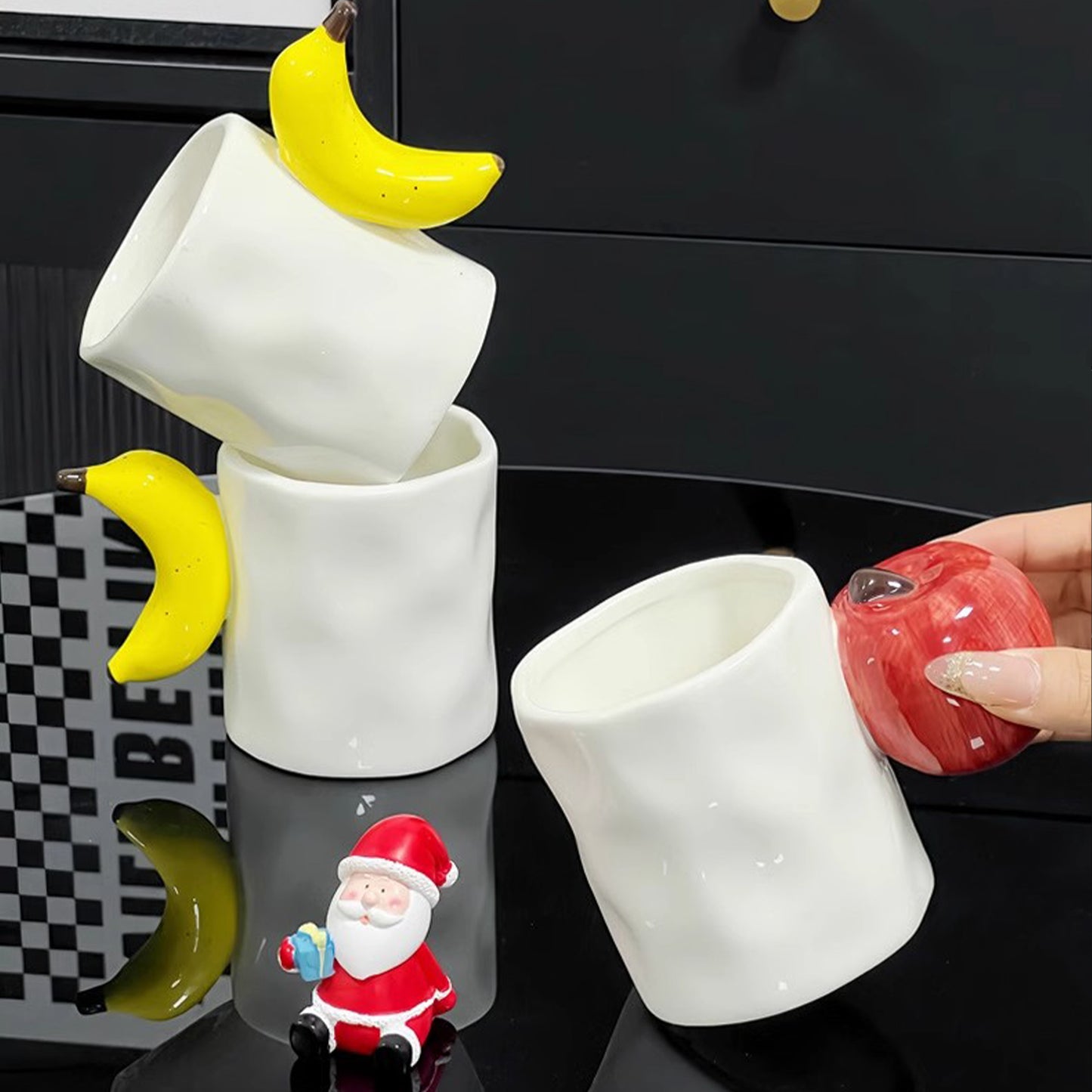 Fruit Mugs Fun Home Decor
