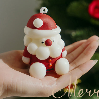 Santa Claus Christmas Candles (2pcs)