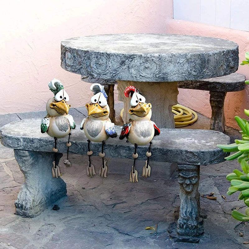 Interesting Chicken Garden Decor