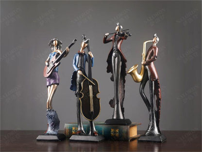 Musician Decorative Sculpture Gentle and Elegant Statue