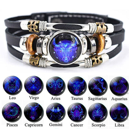 🔯Astrological Sign Luminous Bracelet Super Bright In The Dark-⚡️FREE Shipping Today