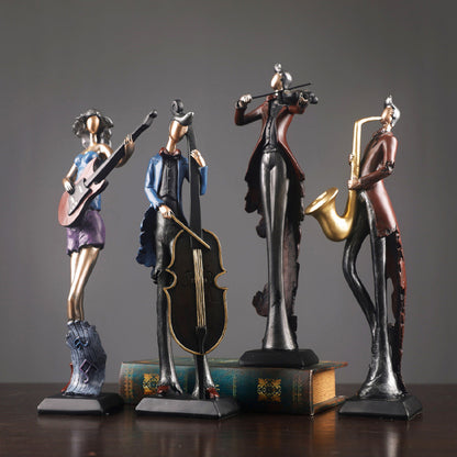 Musician Decorative Sculpture Gentle and Elegant Statue