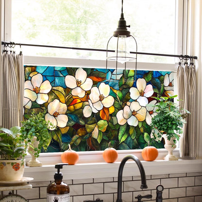 🌸Flower Static Glass Sticker