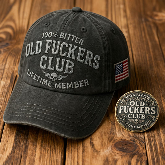 🎄Last Day 🧢Old Fuckers Club-Vintage Baseball Cap🎁Free Gifts