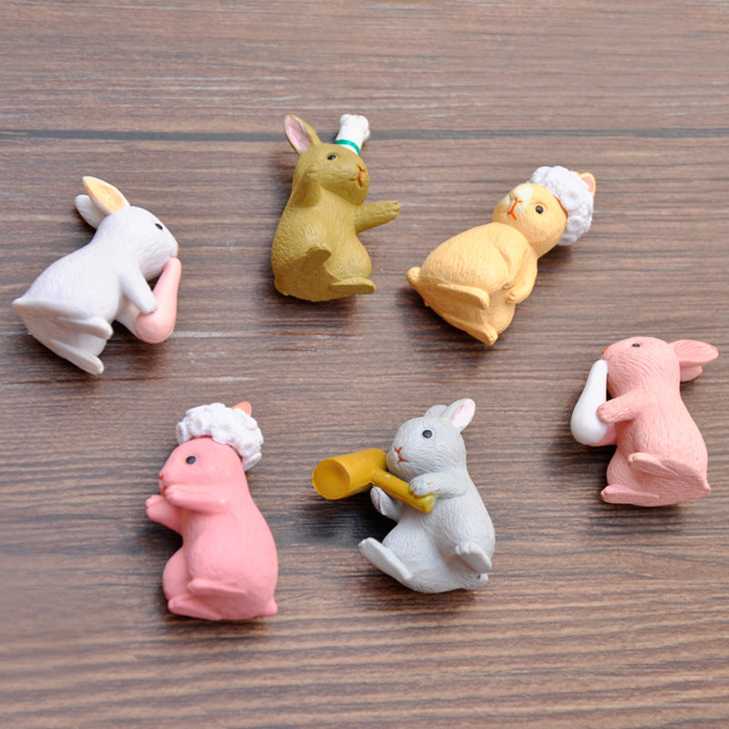 🐰🥕 12-Piece Mini Bunny Figurine Set – Tiny Bunnies, Big Cuteness!