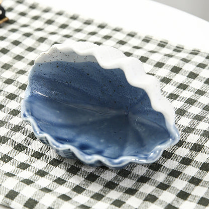Sea/Navy Theme Ceramics Tray Box White & Blue