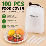 🥳2026 HOT SALE 💞50K+ SOLD! - 100PCS Disposable Stretch Food Covers for Bowls & Plates