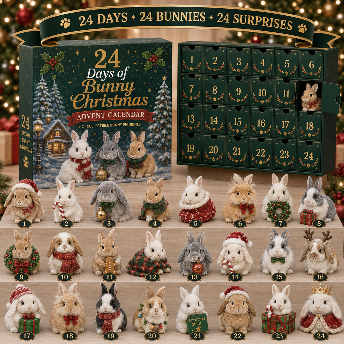 🔥⏳LAST DAY 45% OFF - 🐇 2026 Christmas Bunny Collection