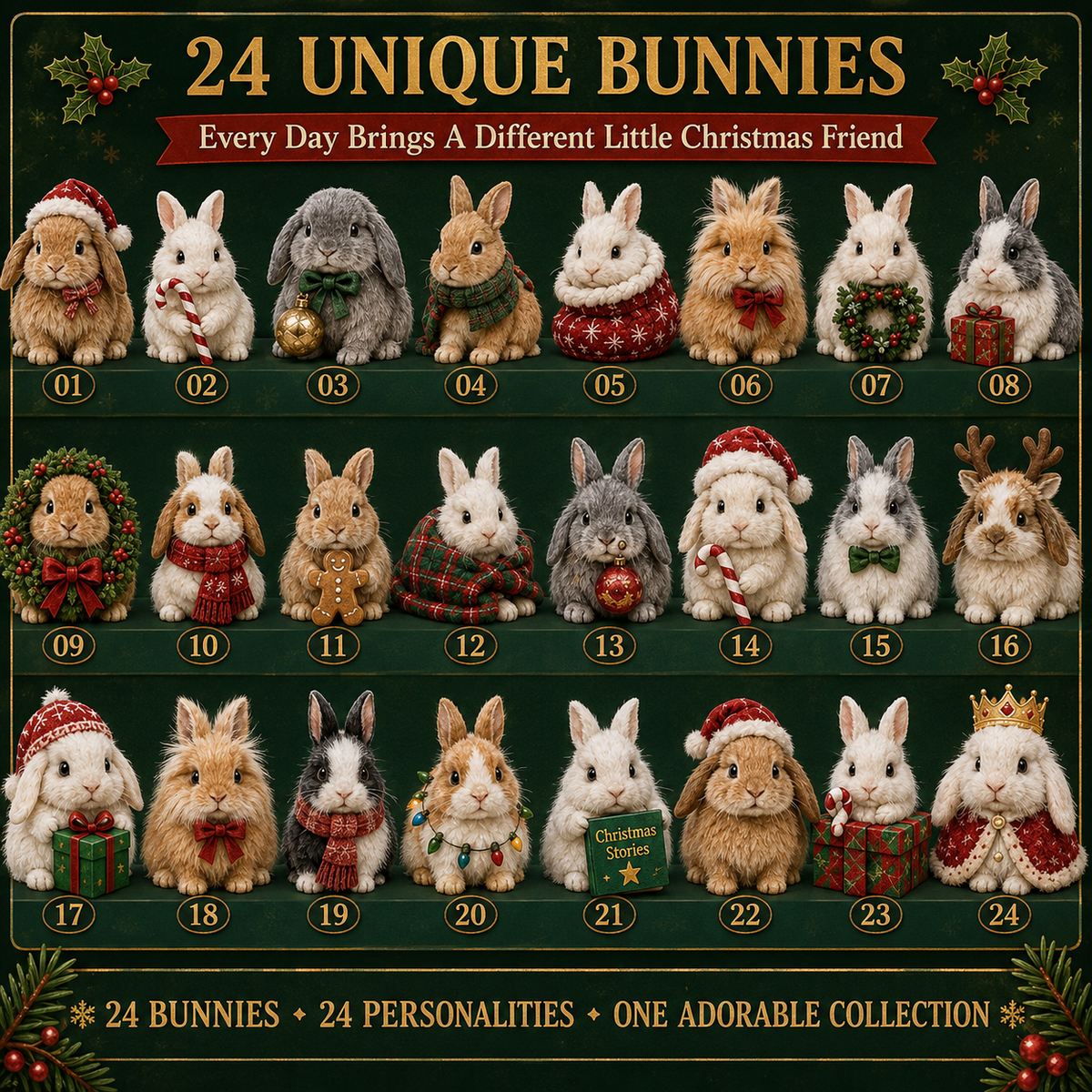 🔥⏳LAST DAY 45% OFF - 🐇 2026 Christmas Bunny Collection