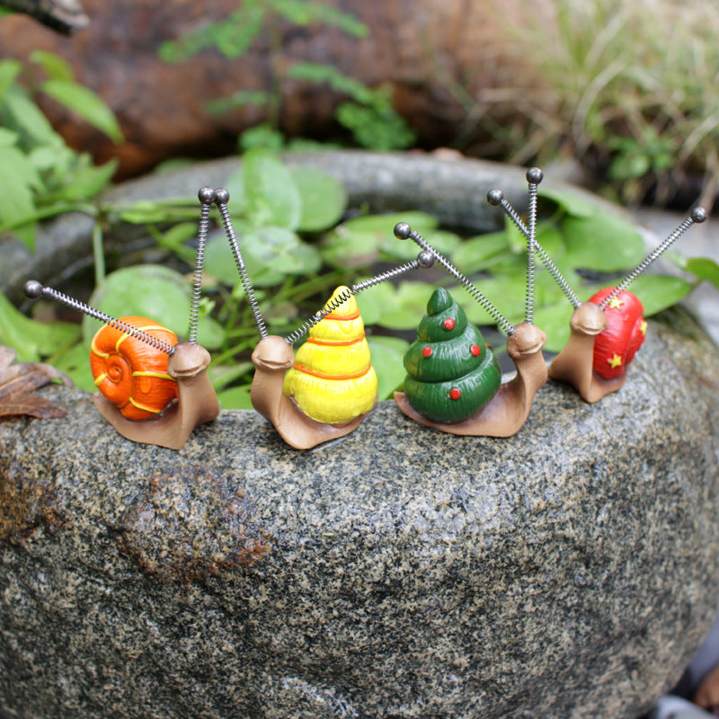 Funny Mini Spring Snails (4 sets)