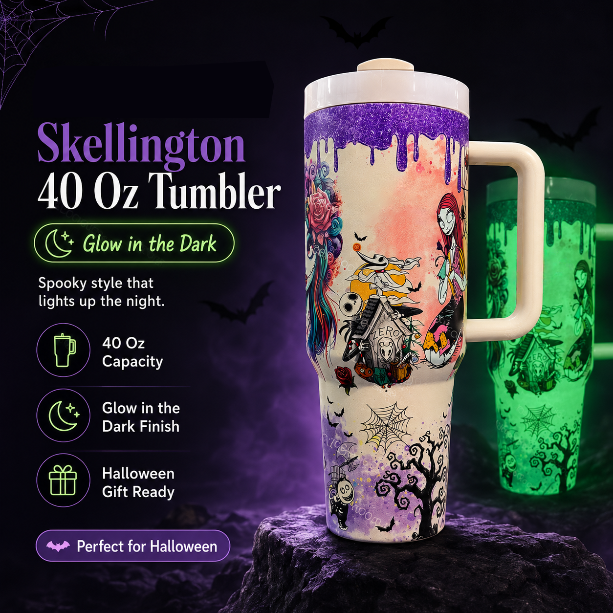 Halloween skeleton Tumbler