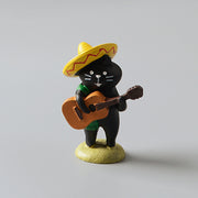 Cat Guitarist &  Penguin Saxophonist
