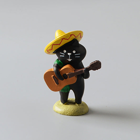 Cat Guitarist &  Penguin Saxophonist