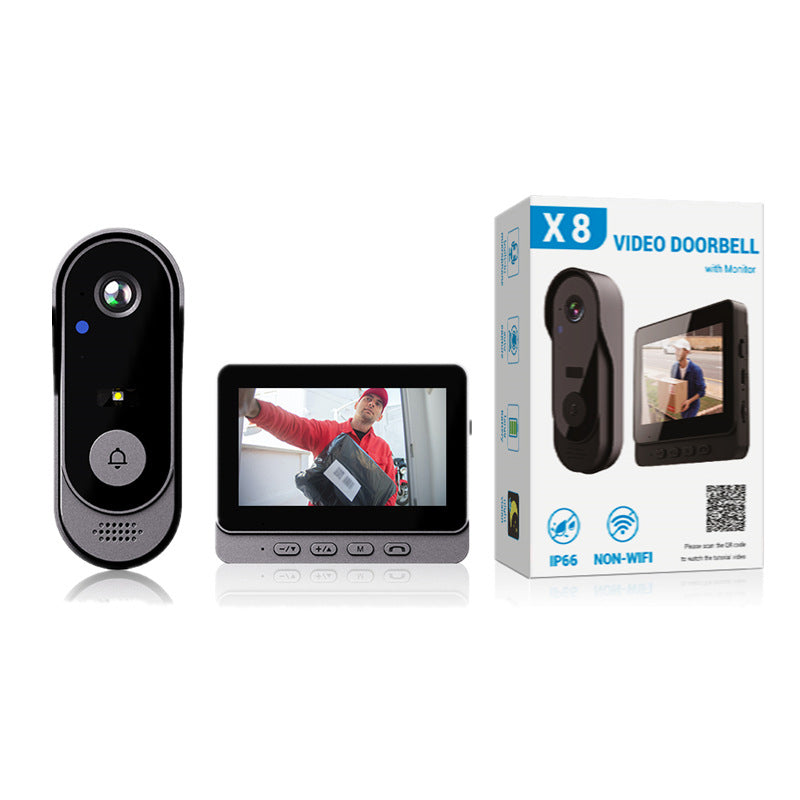 【24h Monitoring】AI Voice Changer Doorbell Camera
