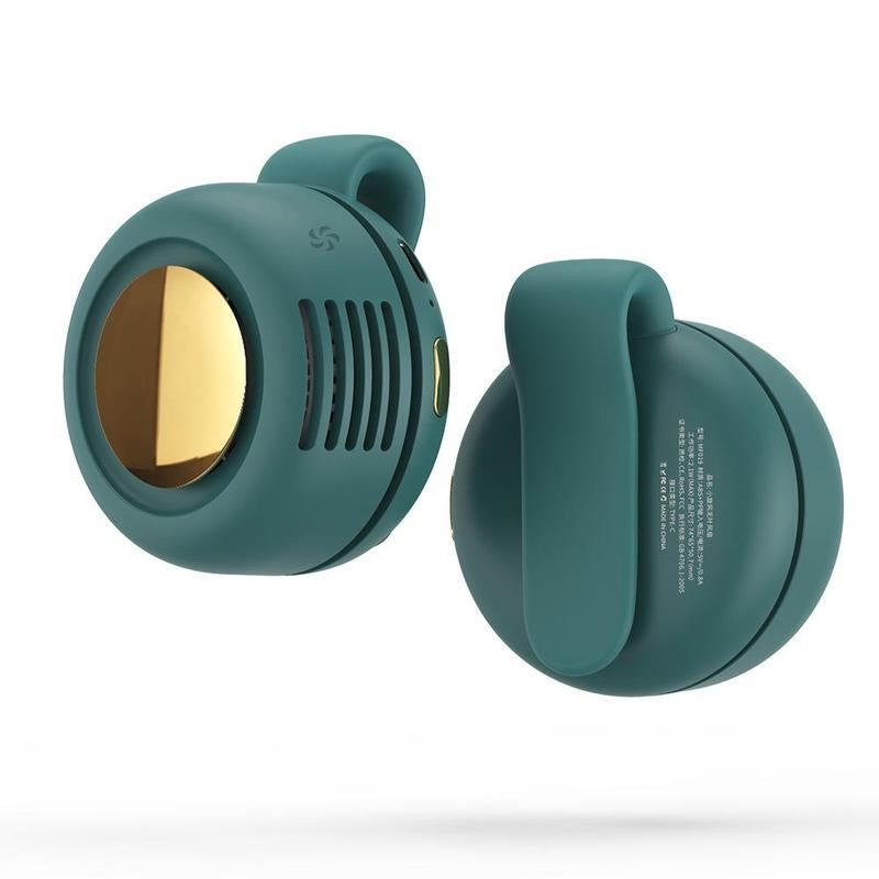 🔥Summer Sale - Portable Silent Mini Bladeless Electric Fan with Rotating Body and Three-Speed Adjustable Silent Cooling Fan