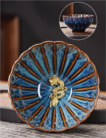 Long&Feng Flower Tea Cup - Zhan