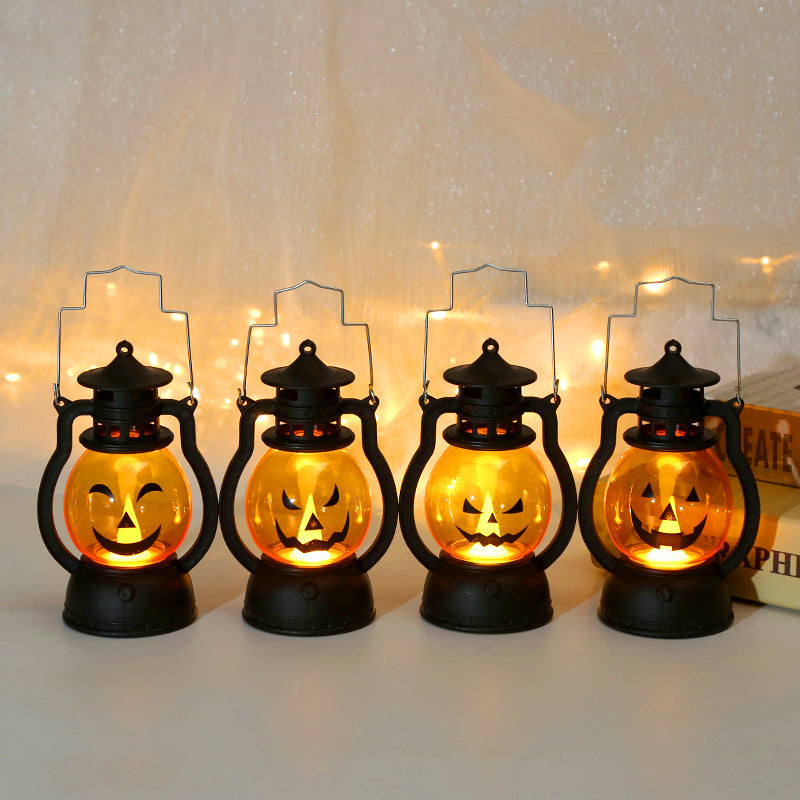 Retro Pumpkin Oil Lamp -  Electric Candle House
